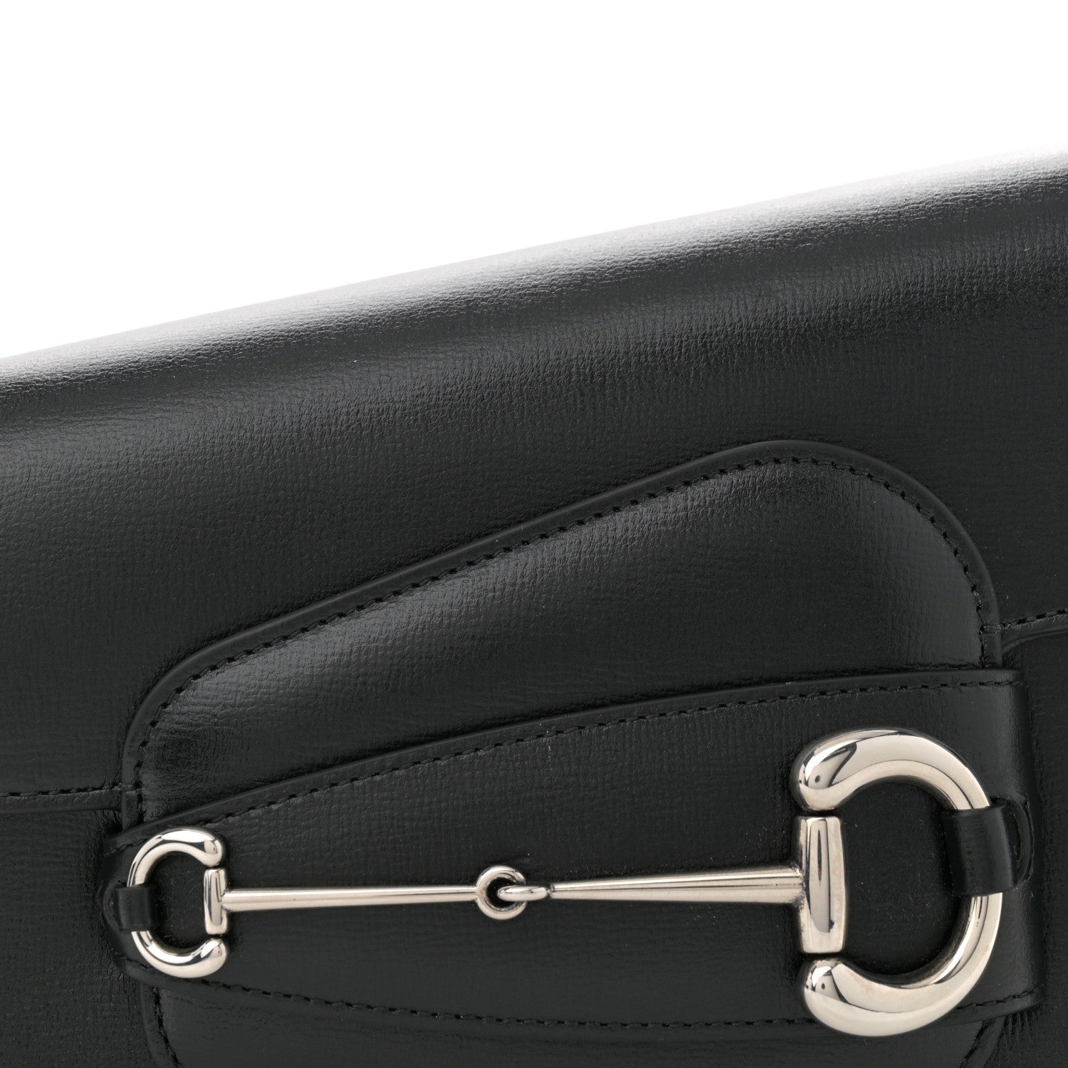 Gucci Demetra Small Horsebit 1955 Asymmetric Shoulder Bag Black 8 of 10