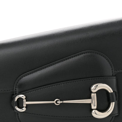 Gucci Demetra Small Horsebit 1955 Asymmetric Shoulder Bag Black 8 of 10