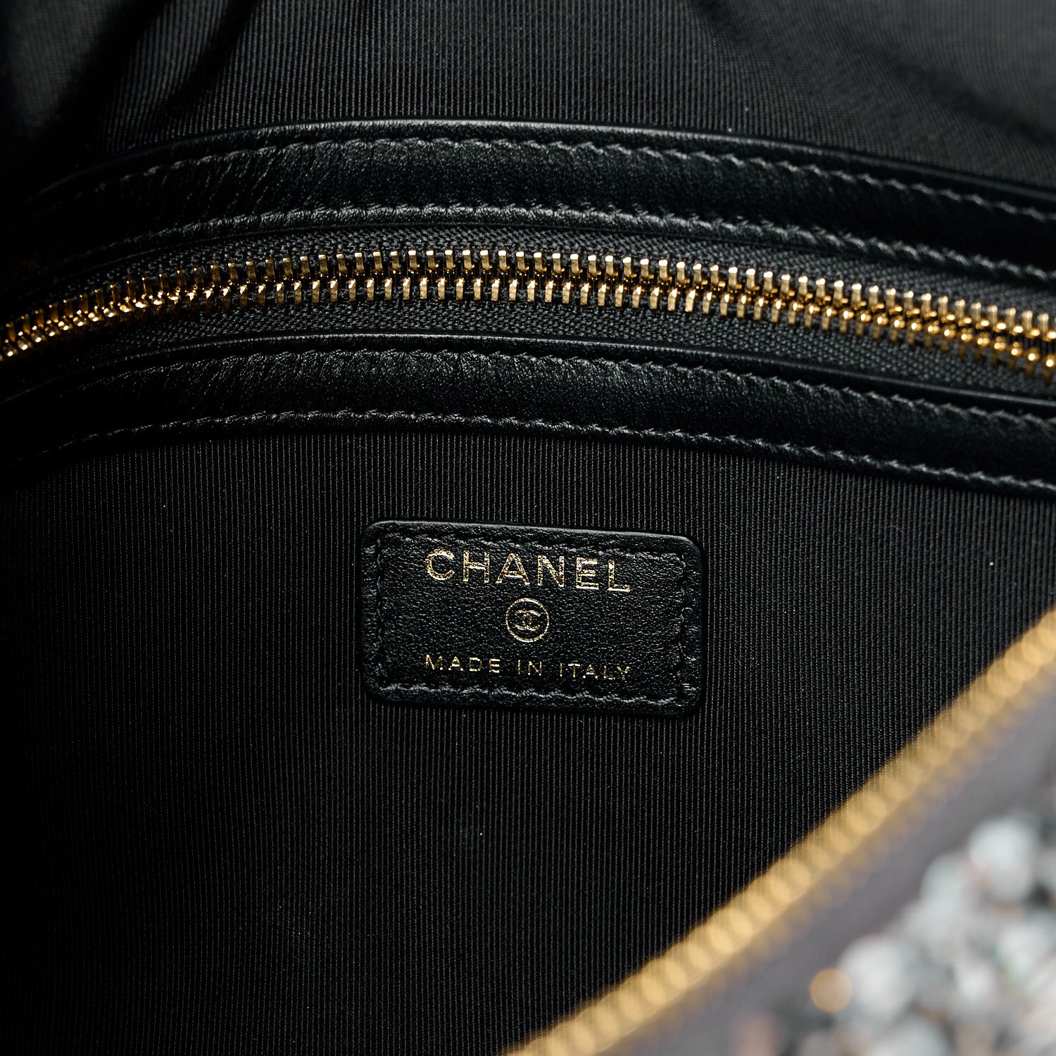 Chanel Sequins Medium 19 Pouch Silver 6 of 10
