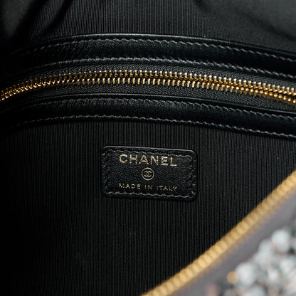 Chanel Sequins Medium 19 Pouch Silver 6 of 10