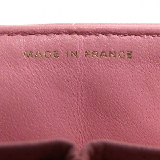 Lambskin E/W Cube Flap Baguette