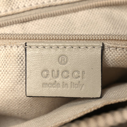 Gucci Monogram Margaux Calfskin Medium Sukey Top Handle Bag Beige Ebony Mystic White 6 of 12
