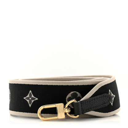 Louis Vuitton Jacquard Diane Shoulder Strap Black Ivory 1 of 3