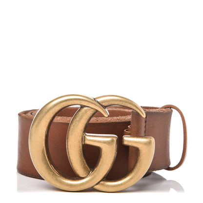 Gucci Faded Calfskin Double G 40mm Belt 80 32 Cuir 1 of 6
