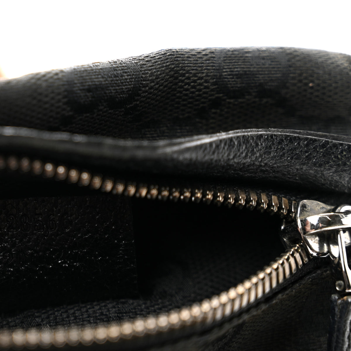 Gucci GG Monogram Double Pocket Belt Bag Black 7 of 14