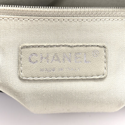 Chanel Washed Lambskin Chain Around Maxi Flap Bag Black 5 of 10