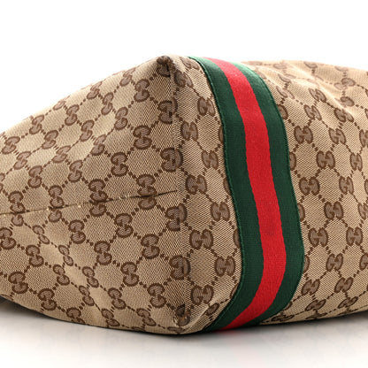 Gucci Monogram Web Large Jolie Tote Brown 9 of 13