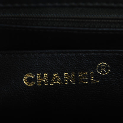 Chanel Lambskin Quilted Top Handle Bag Dark Brown 6 of 9