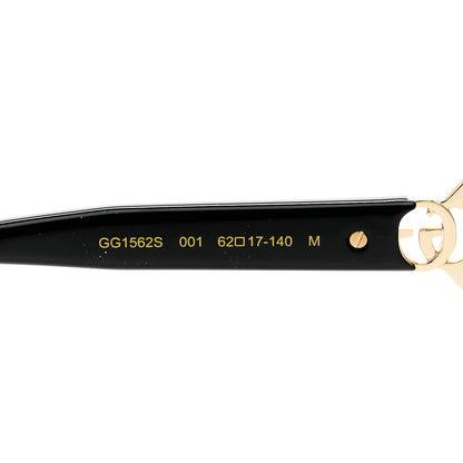 Gucci Metal Diapason Rimless Geometric Sunglasses GG1562S Black 5 of 8