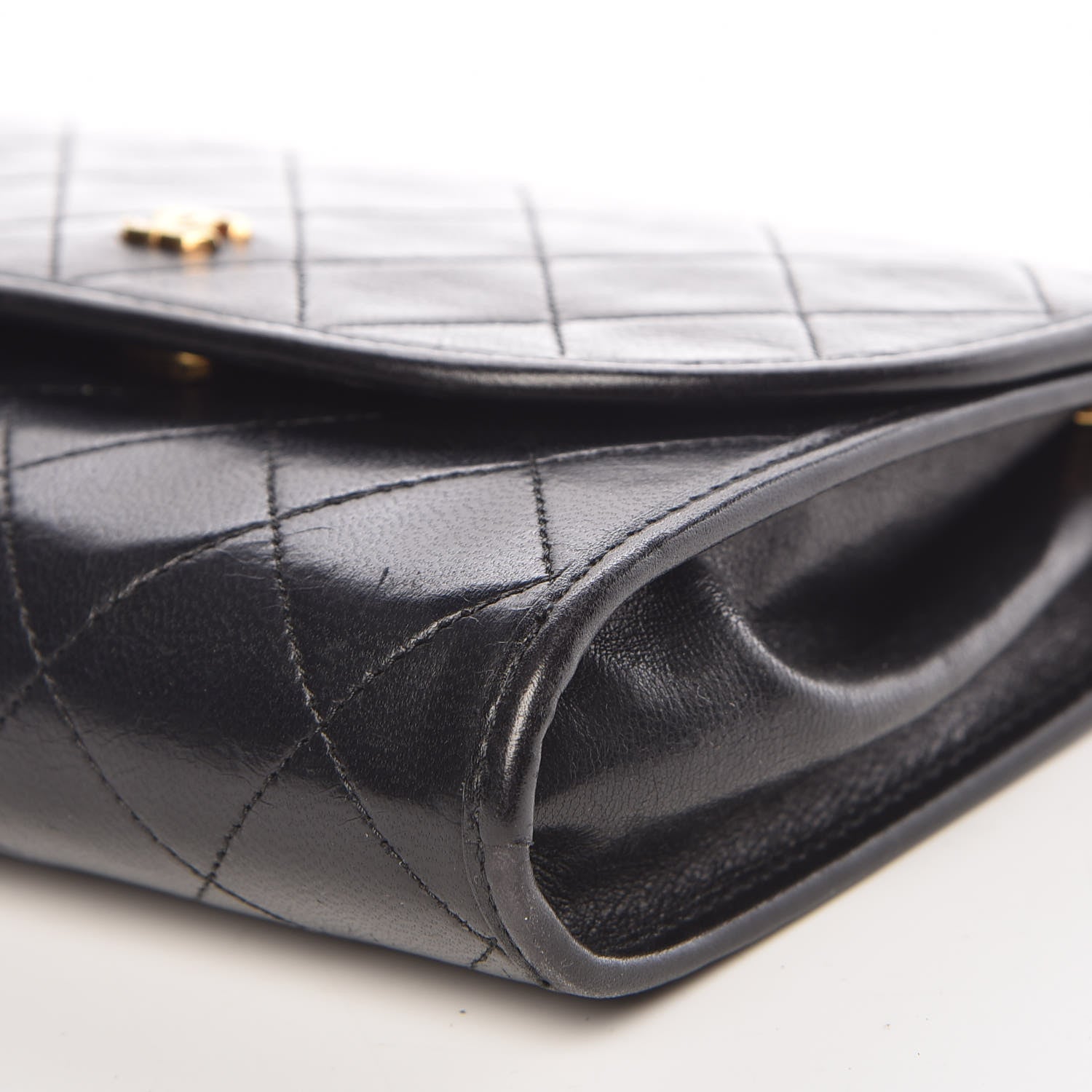 Chanel Lambskin Quilted Mini Evening Flap Black 7 of 12