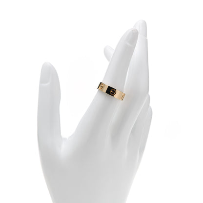 Cartier 18K Yellow Gold 5.5mm LOVE Ring 54 7 2 of 4