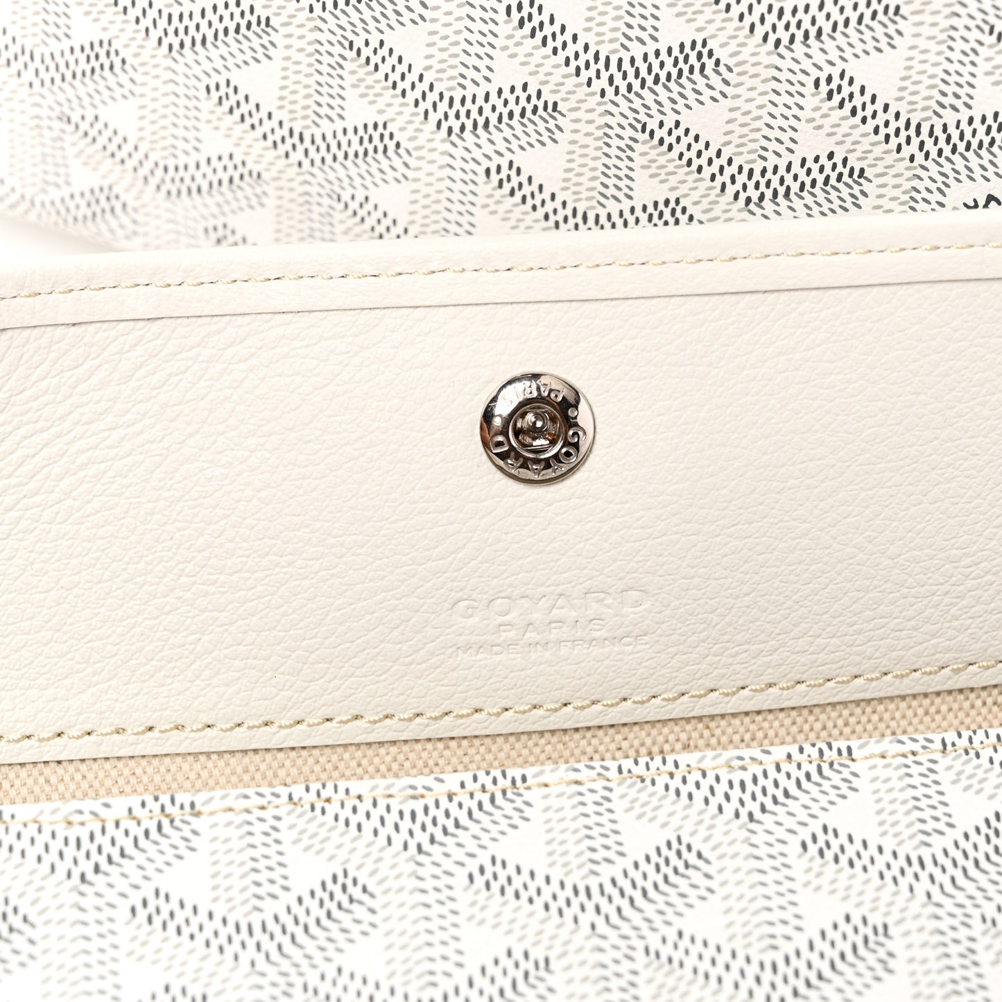 Goyardine Boheme Hobo White