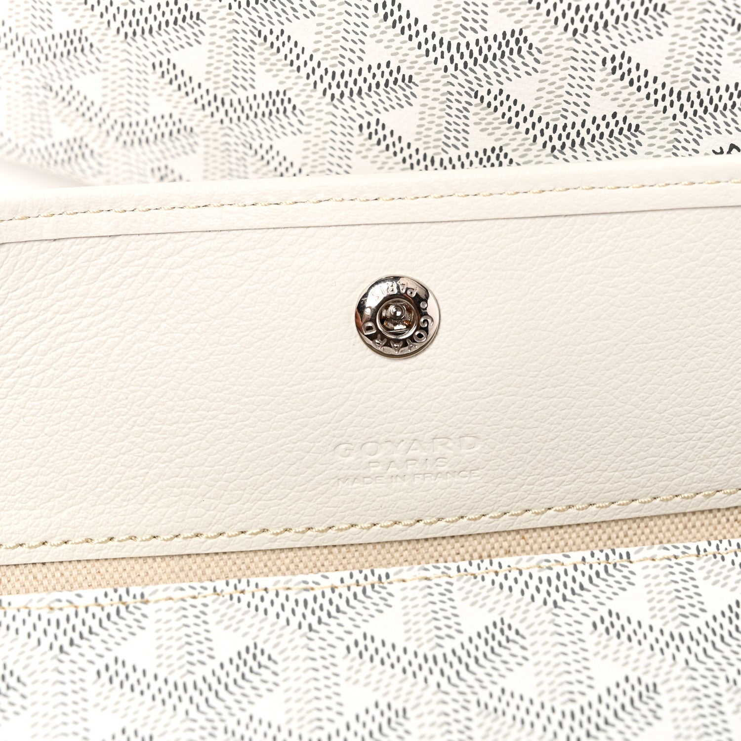 Goyard Goyardine Boheme Hobo White 6 of 10