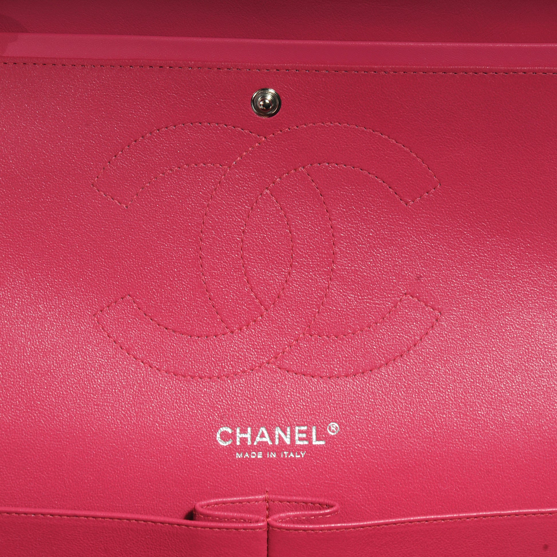 Chanel Patent Jumbo Double Flap Fuchsia 6 of 8
