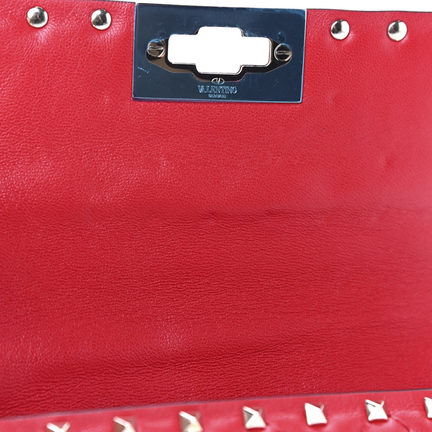 Valentino Garavani Nappa Rockstud Spike Belt Bag Rouge Pur 8 of 10