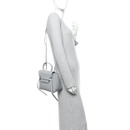 Celine Grained Calfskin Nano Belt Bag Mineral 2 of 14