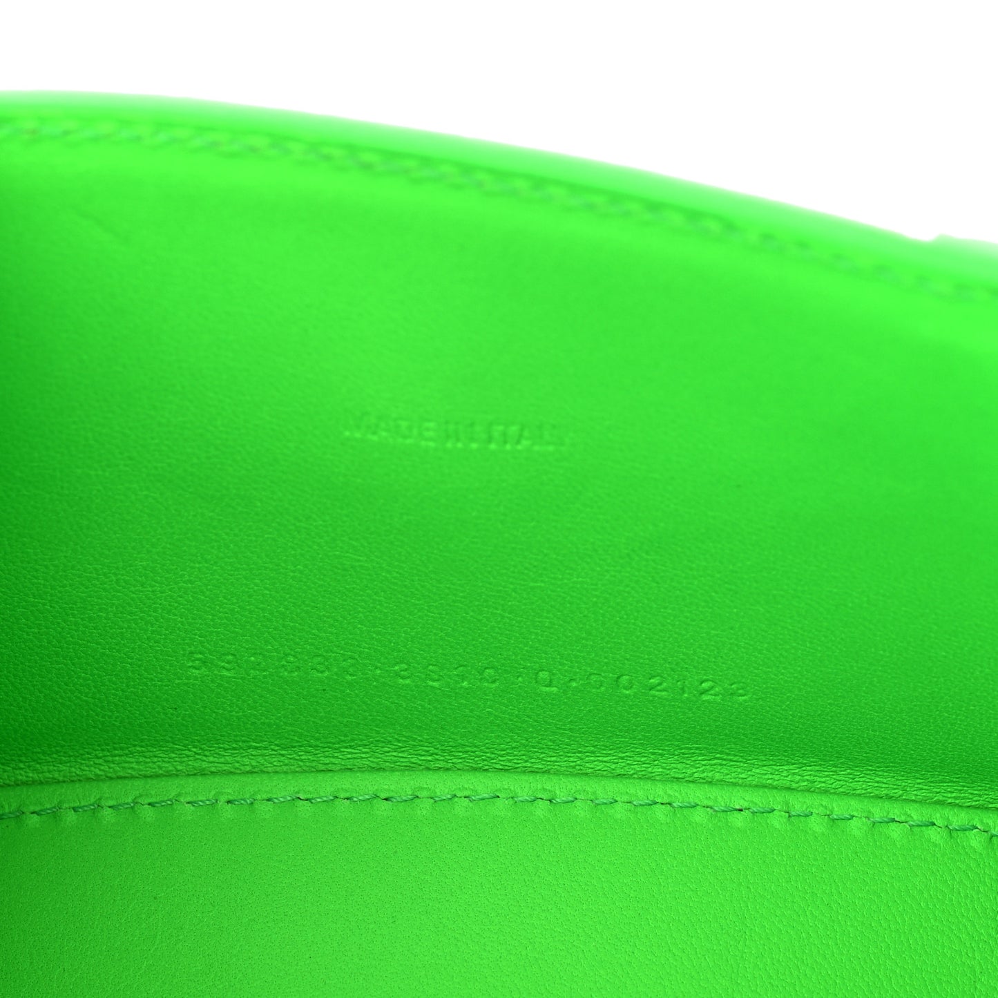 Shiny Calfskin Strass Crocodile Embossed Hourglass Top Handle Bag XS Fluo Green