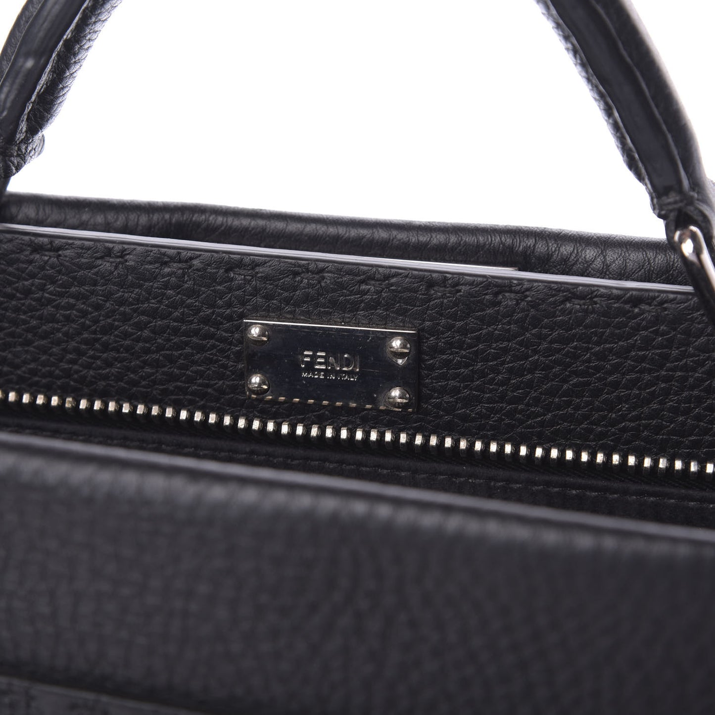 Cuoio Romano Selleria Monster Eyes Inlay Large Mens Peekaboo Iconic Essential Satchel Black Sunflower