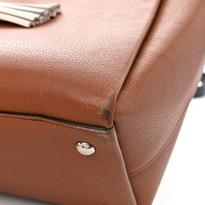 Louis Vuitton Calfskin Lockmeto Caramel Creme Black 19 of 20