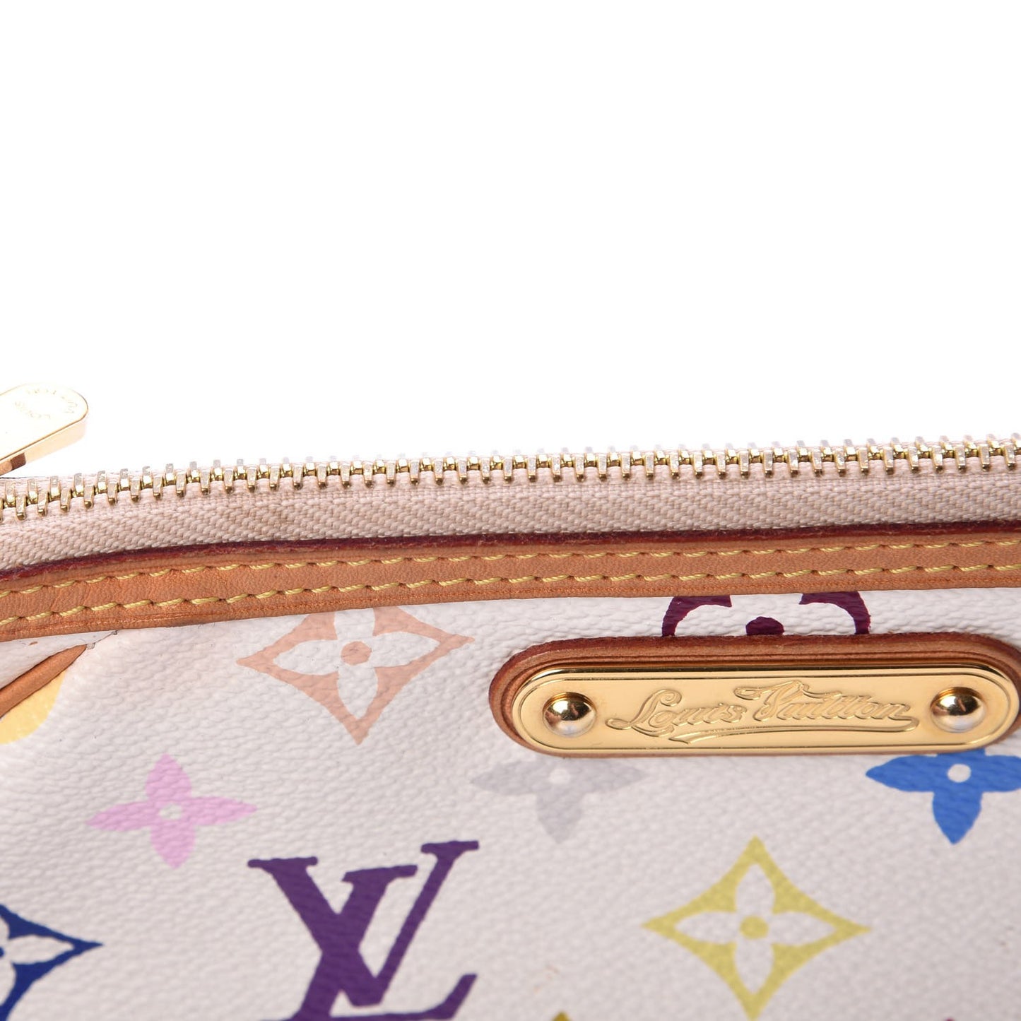 Monogram Multicolor Pochette Milla MM White