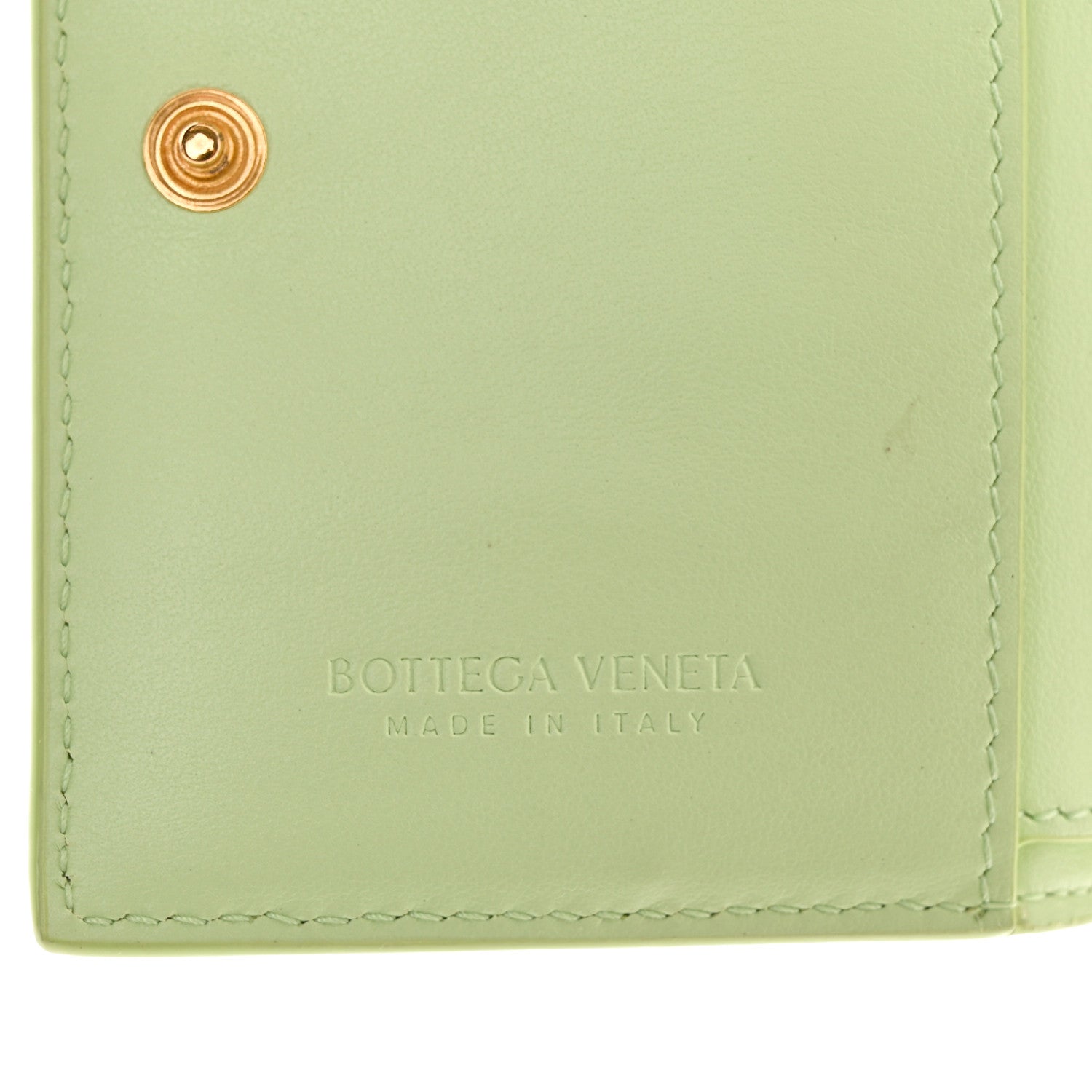 Bottega Veneta Nappa Intrecciato Small Bi-Fold Zip Wallet Fennel 7 of 12