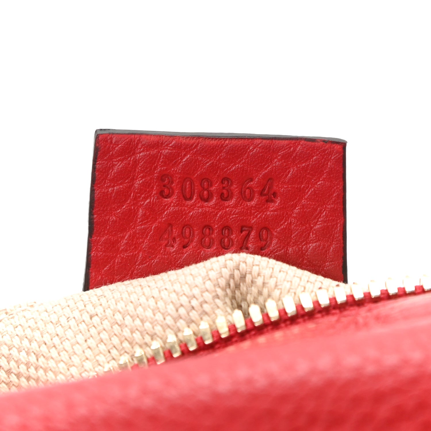 Gucci Pebbled Calfskin Small Soho Disco Bag Tabasco Red 7 of 10