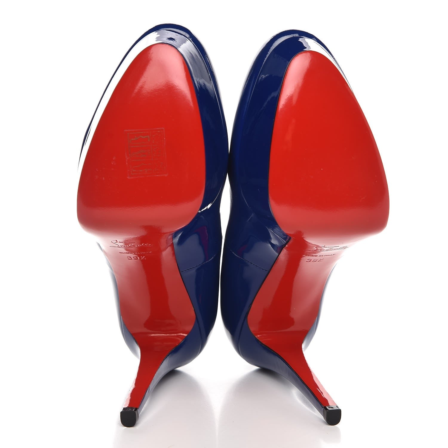 Christian Louboutin Patent Bianca 120 Pumps 39.5 Neptune 5 of 7
