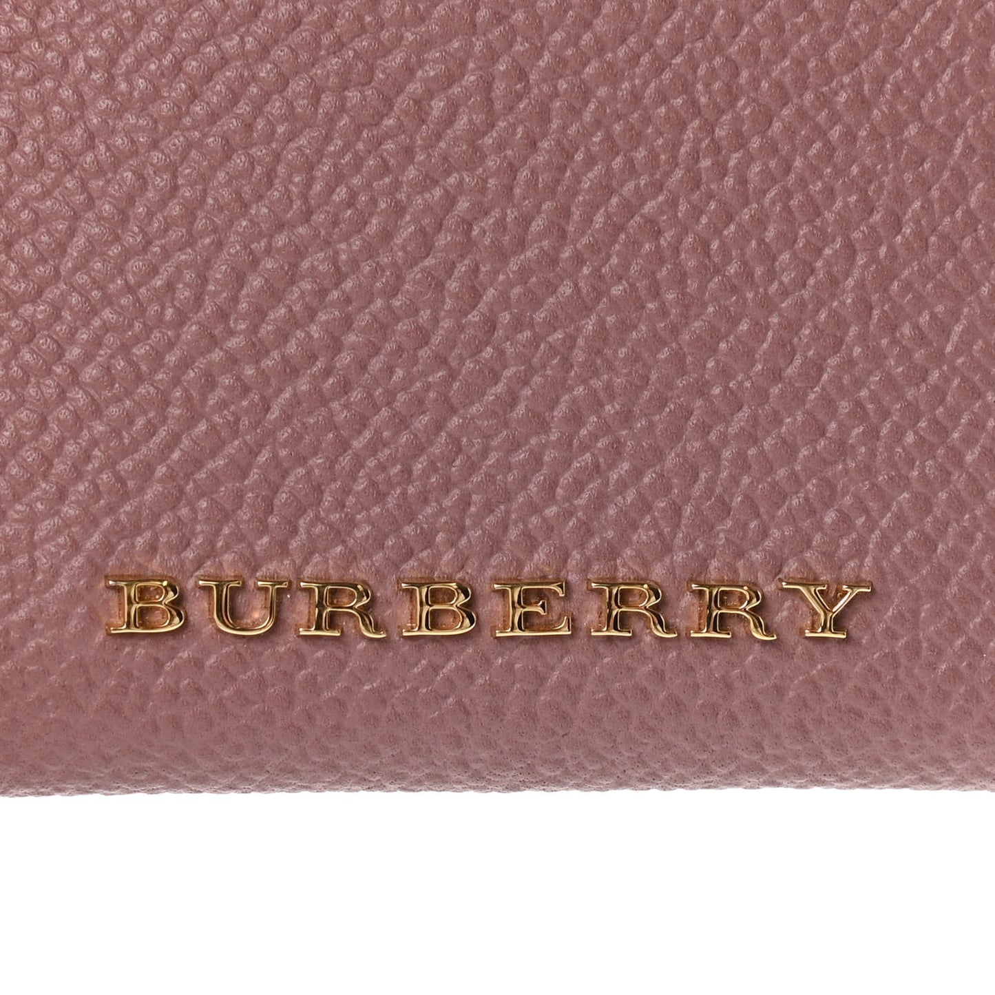Soft Grain Calfskin Haymarket Check Izzy Card Case Dusty Pink