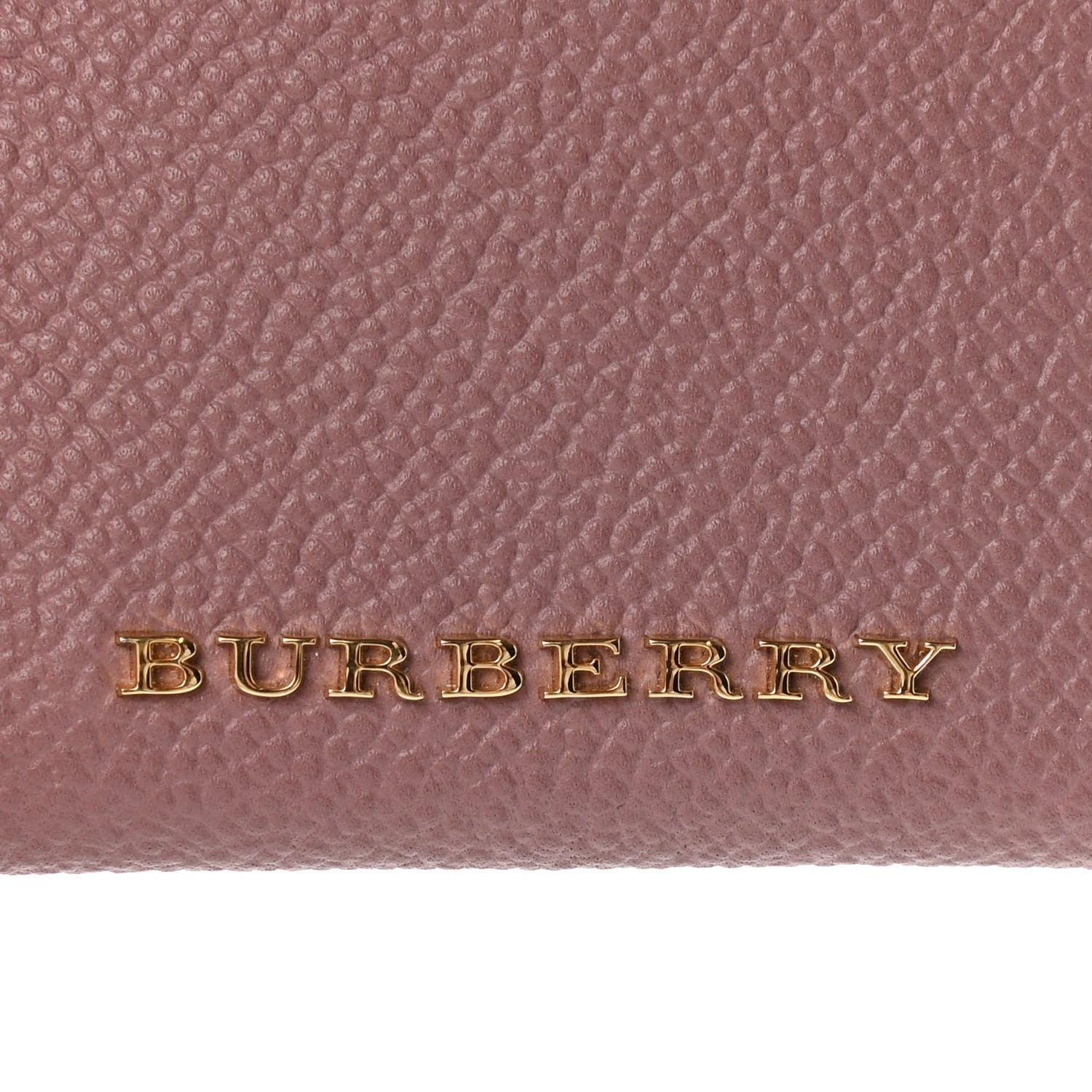 Burberry Soft Grain Calfskin Haymarket Check Izzy Card Case Dusty Pink 8 of 8