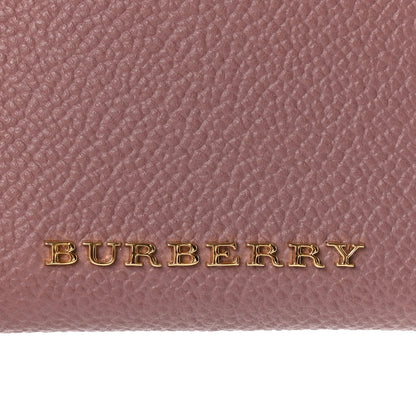 Burberry Soft Grain Calfskin Haymarket Check Izzy Card Case Dusty Pink 8 of 8