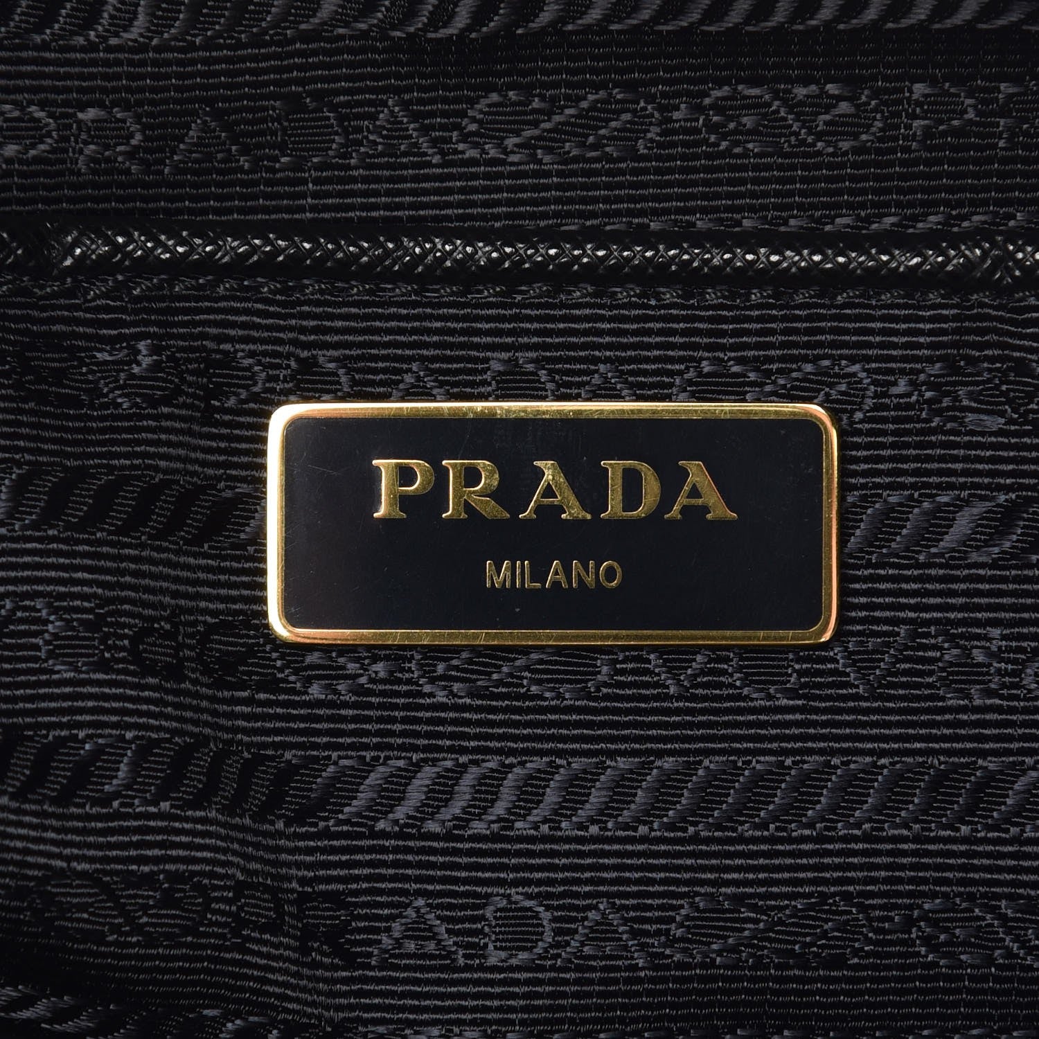 Prada Tessuto Nylon Saffiano Tote Black 7 of 7