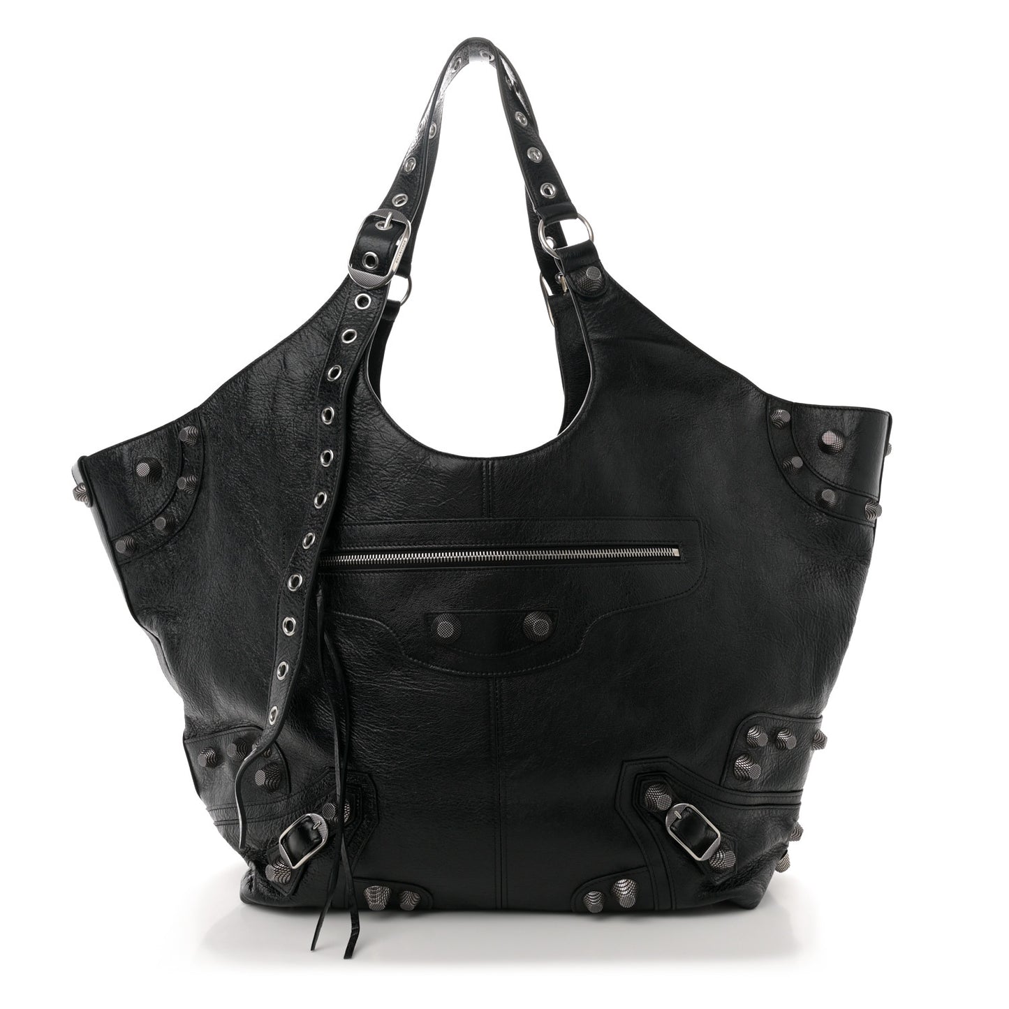 Agneau Arena Large Le Cagole Carry All Bag Black