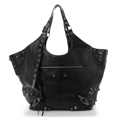 Balenciaga Agneau Arena Large Le Cagole Carry All Bag Black 1 of 13