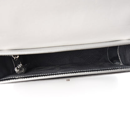 Proenza Schouler Metallic Patent PS11 Wristlet Clutch Silver 5 of 9