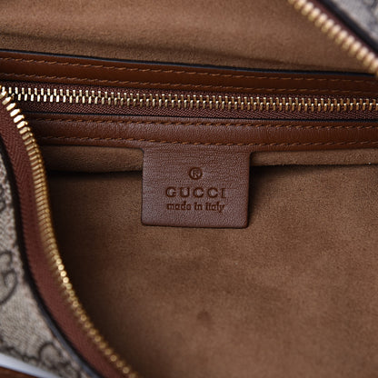 Gucci GG Supreme Monogram Large Linea A Hobo Light Brown 6 of 11