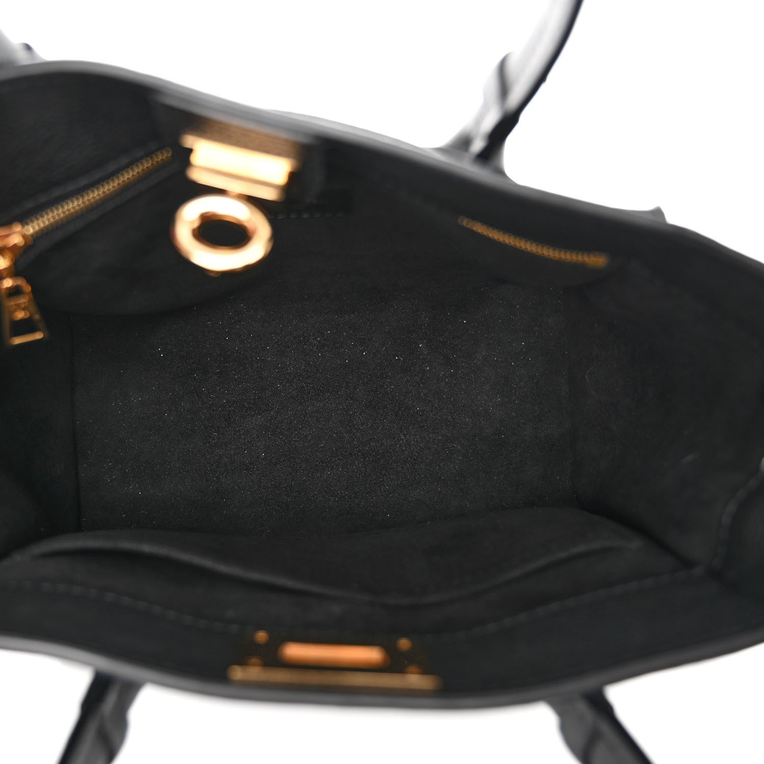 Louis Vuitton Calfskin Monogram On My Side PM Black 5 of 9