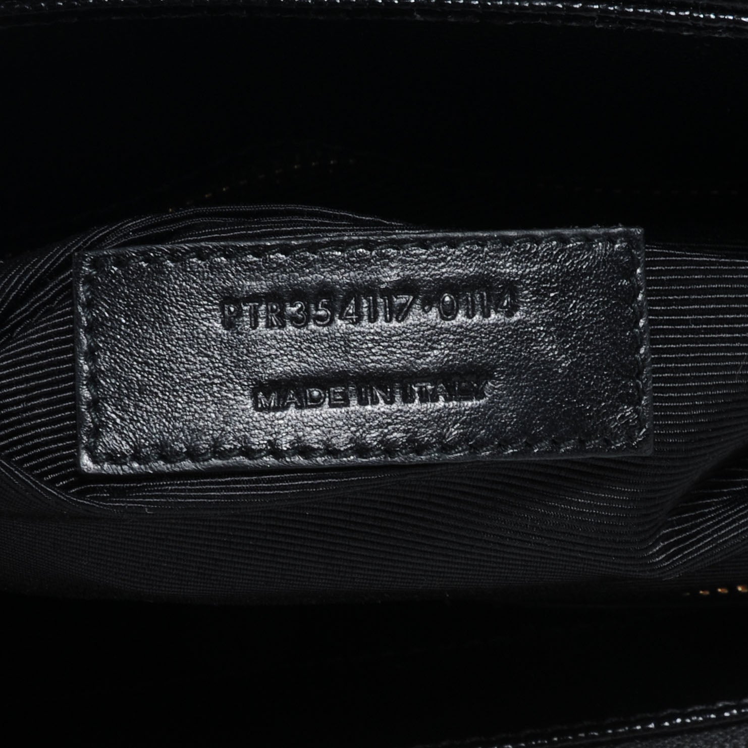 Saint Laurent Matelasse Chevron Monogram Shopping Bag Black 10 of 10
