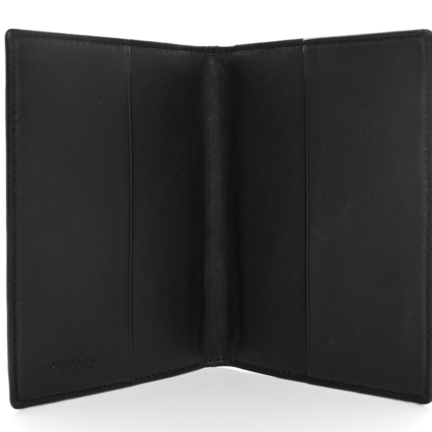 Bottega Veneta Nappa Intrecciato Passport Case Black 5 of 7