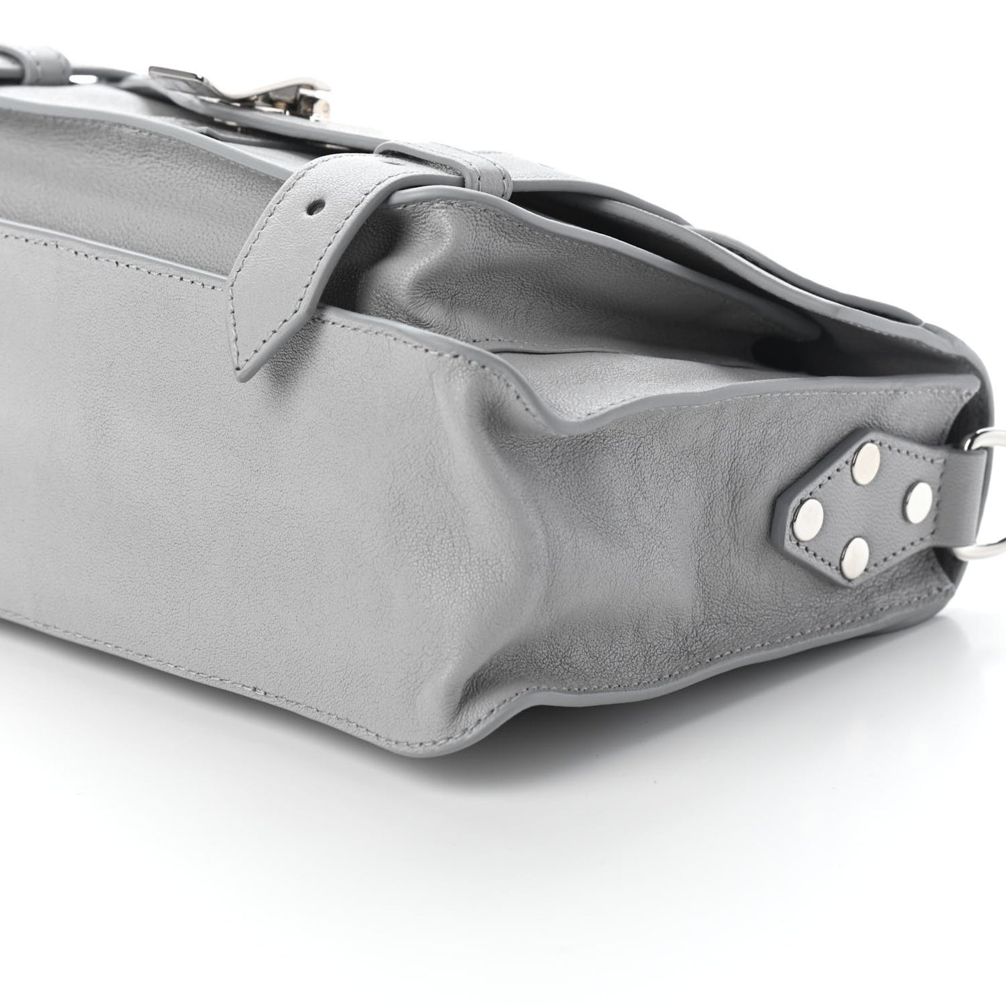 Lambskin Tiny PS1 Satchel Fog
