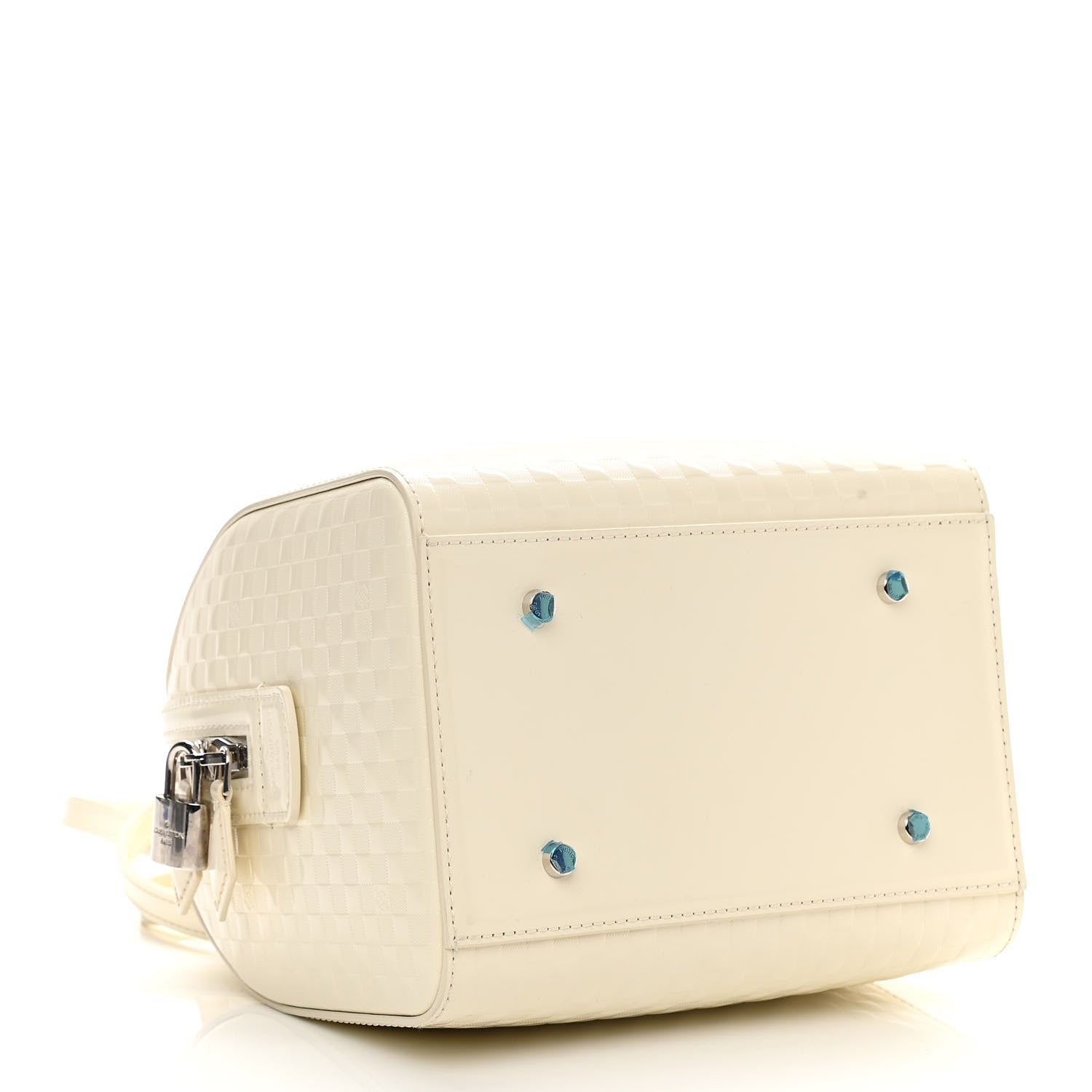Louis Vuitton Damier Facette Speedy Cube MM Creme 3 of 11