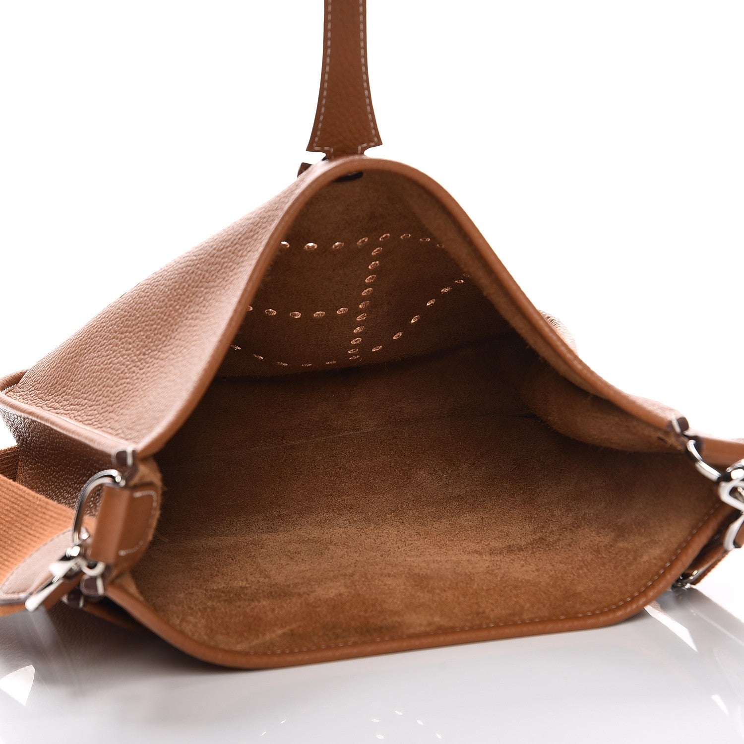 Hermes Taurillon Clemence Evelyne III PM Gold 5 of 10
