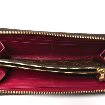 Louis Vuitton Monogram Clemence Wallet Fuchsia 5 of 8