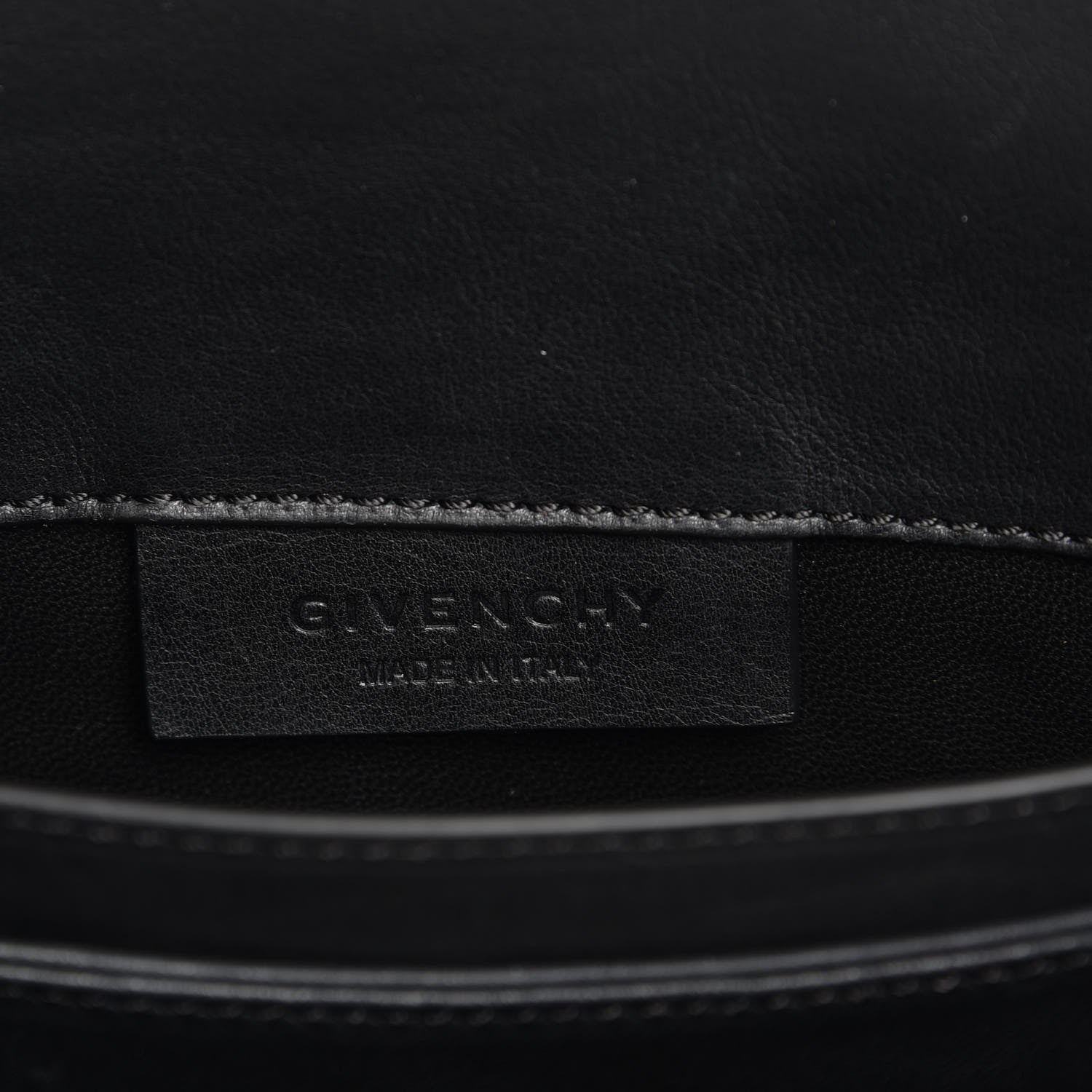Givenchy Calf Hair Smooth Calfskin Medium Antigona Envelope Clutch Black 6 of 7