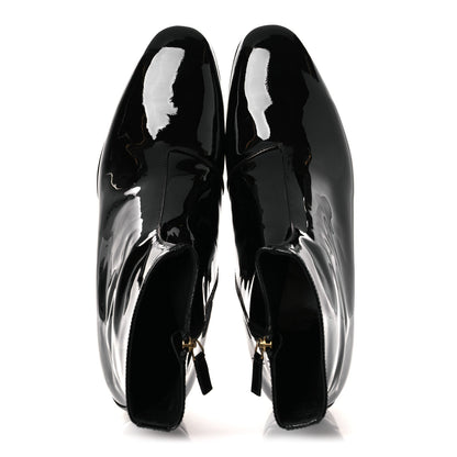 Gucci Patent Calfskin GG Lois Bee Men's Ankle Booties 13 Black 2 of 14