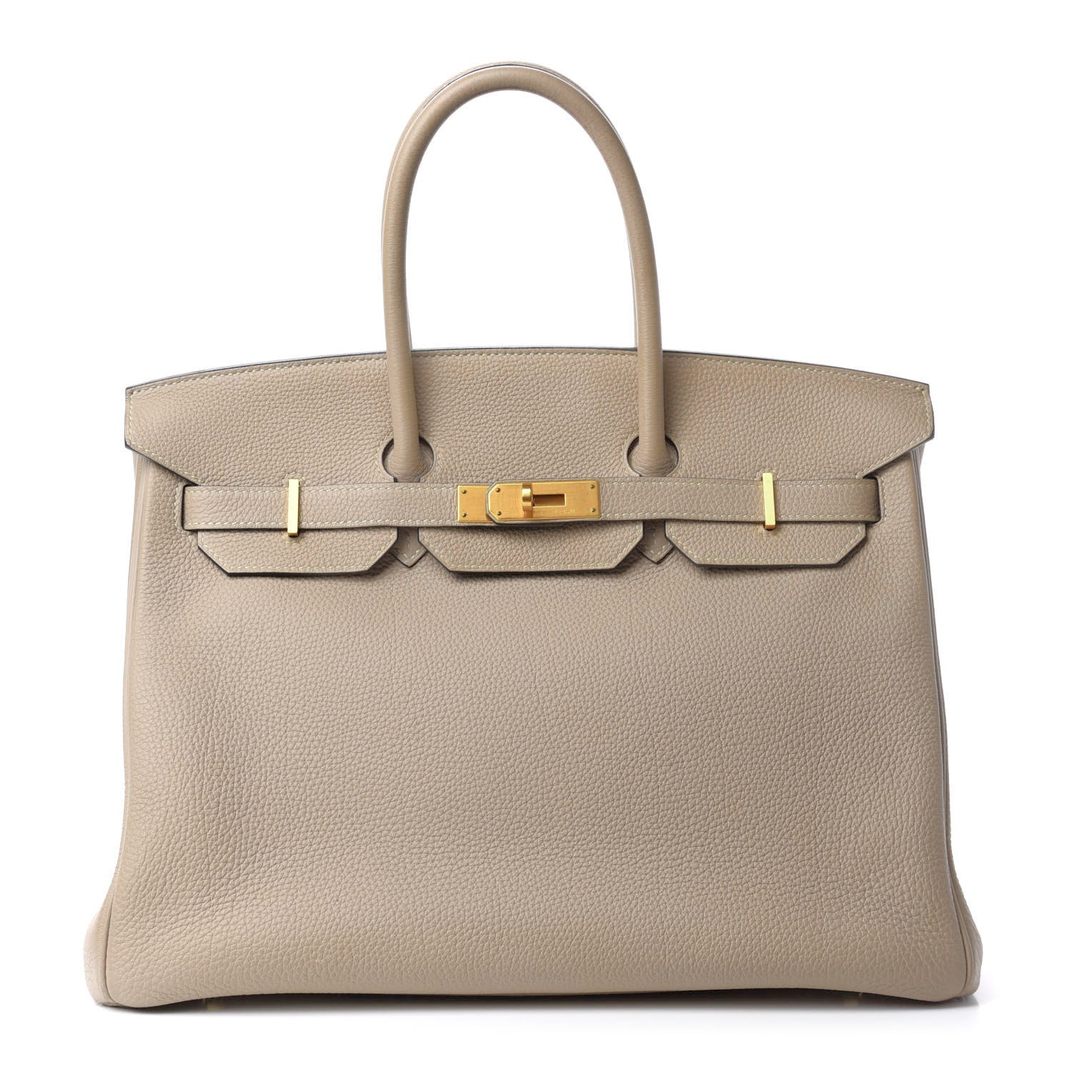 Hermes Togo Horseshoe Birkin 35 Gris Tourterelle Ardoise 1 of 18