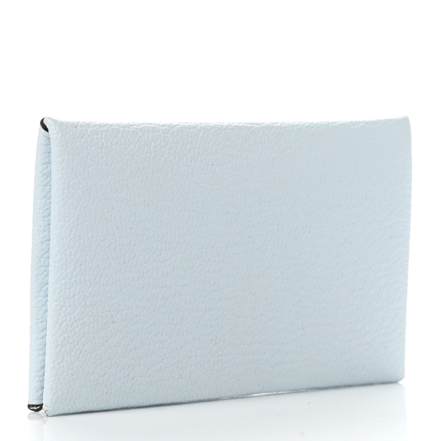 Chevre Mysore Calvi Card Case Bleu Brume