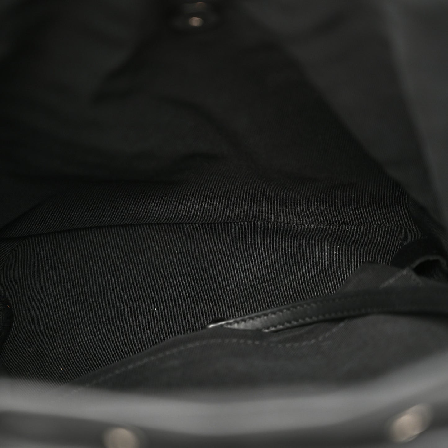 Calfskin Chevron Quilted Large Urban Spirit Backpack Black