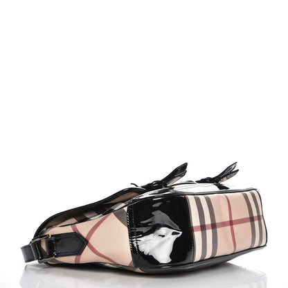Burberry Nova Check Messenger Bag Black 4 of 12