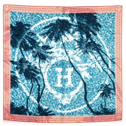 Hermes Silk A Beverly Hills Scarf 90 Bleu 2 of 4