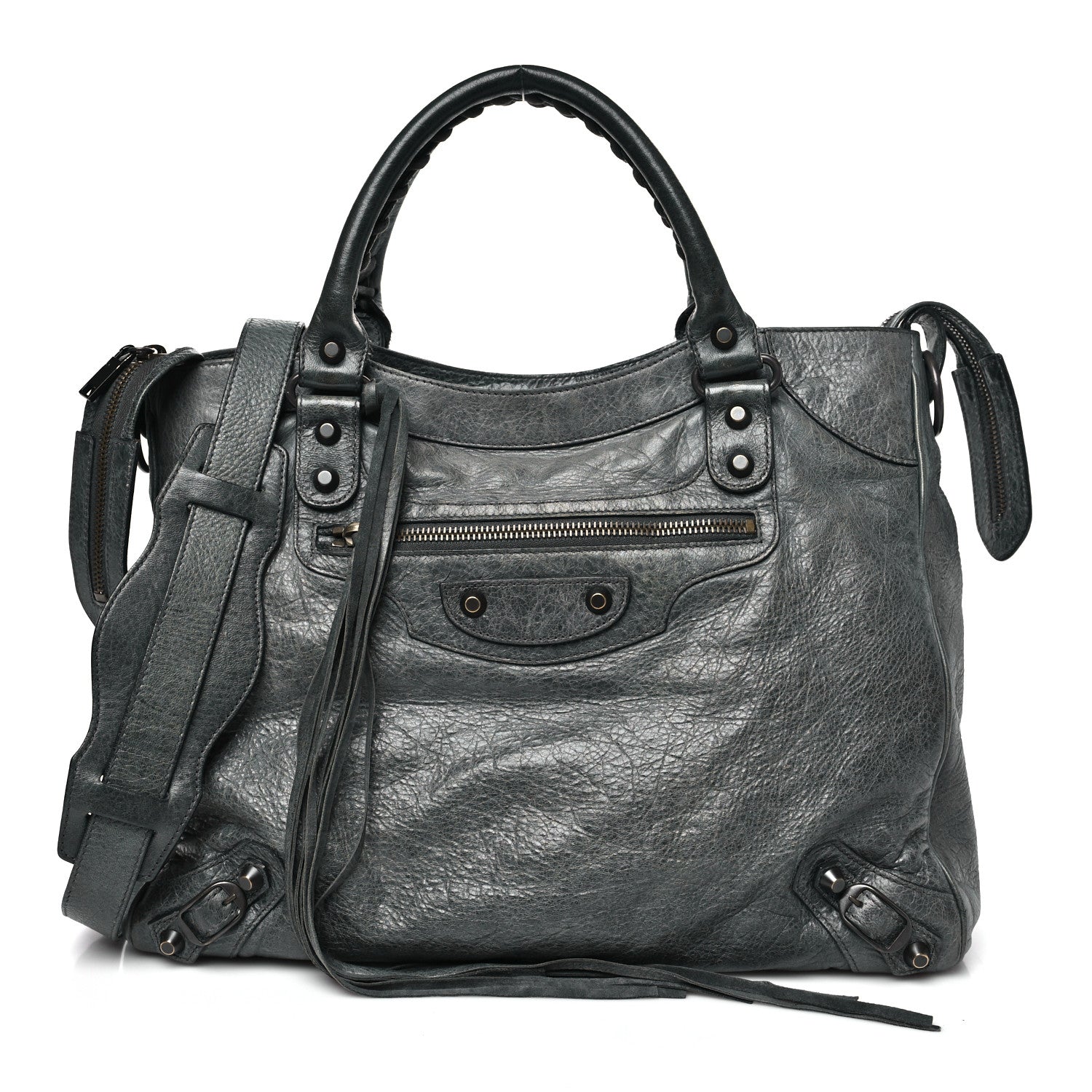 Balenciaga Agneau Classic Hardware Velo Anthracite 1 of 14